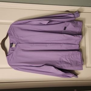 Plus size 2X Scrub Jacket Cherokee Workwear in Orchid